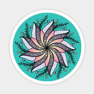 Mandala Flower Magnet